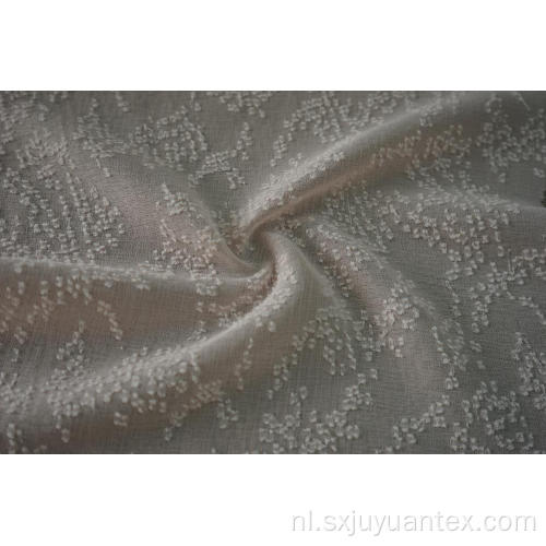 Polyester Sky Star Clip Jacquard geverfd chiffon stof